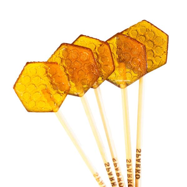 Honeycomb Lollipops