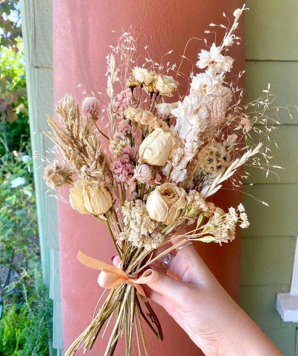 Ivory Dried Floral Bouquet