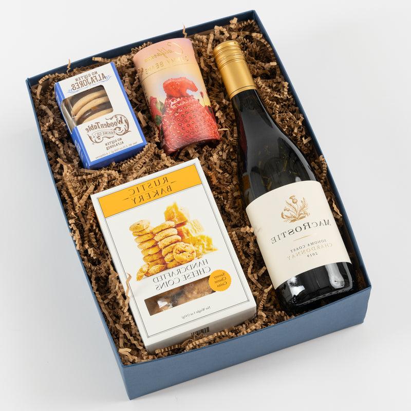 West Coast Treats and Chardonnay Gift Box