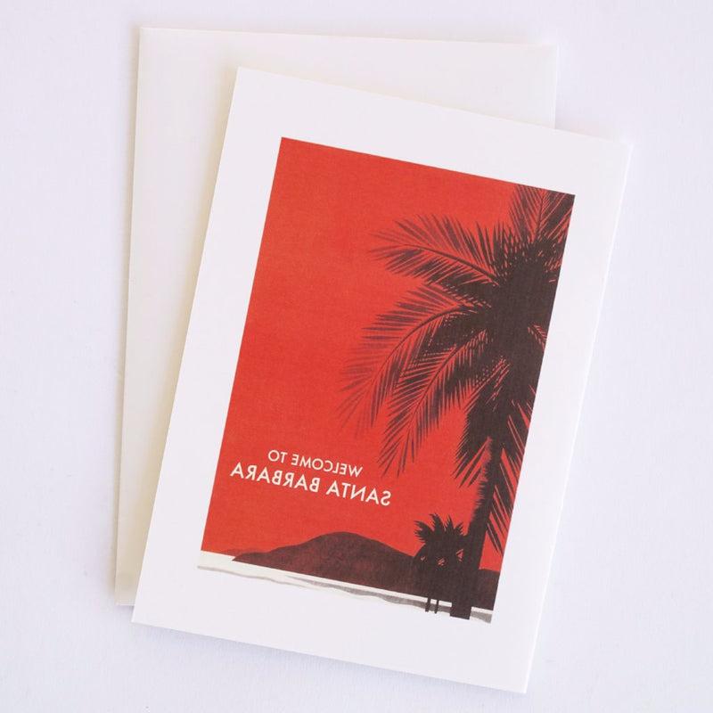 Welcome to Santa Barbara Palm Note Card